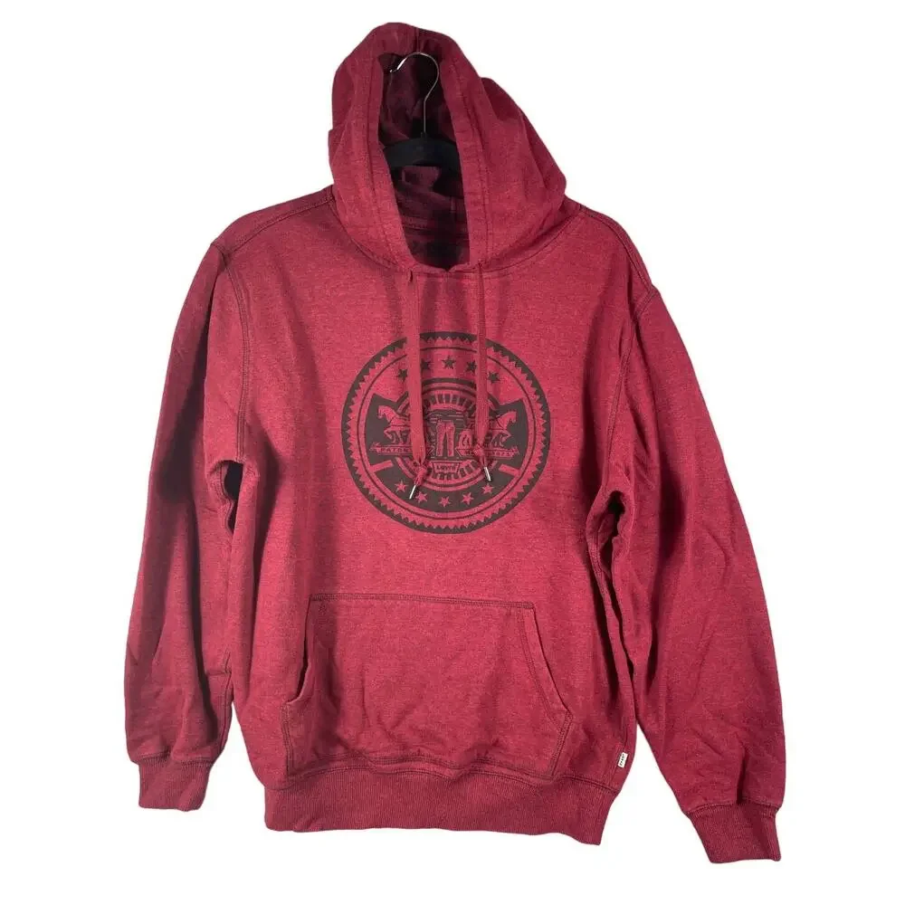 Levi's Men's Juniors Red Hoodie Size M Sweatshirt